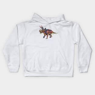 Zombie Triceratops Kids Hoodie